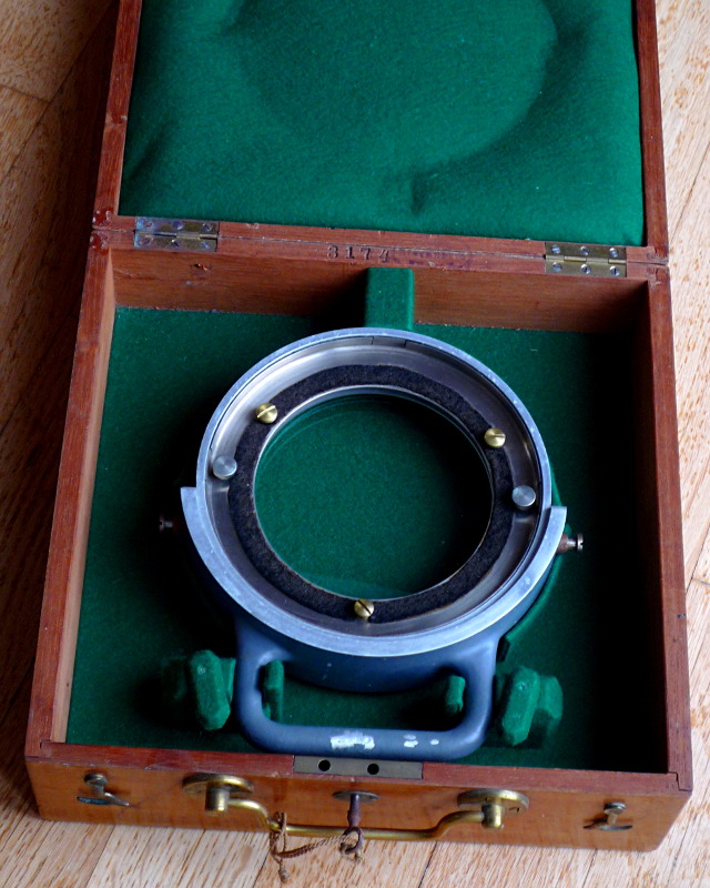 Coronagraph front lens made by André Couder Paris